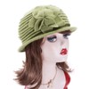 Lawliet Womens 1920s Look 100% Wool Beret Beanie Cloche Bucket