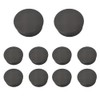 10PCS Round Plastic End Caps 60mm Black Insert Plugs Anti-Slip