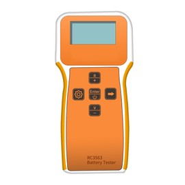 Battery Tester, High Precision Battery Internal Resistance Detector with LCD Display, Battery Tester for Battery Maintenance DIY Detection