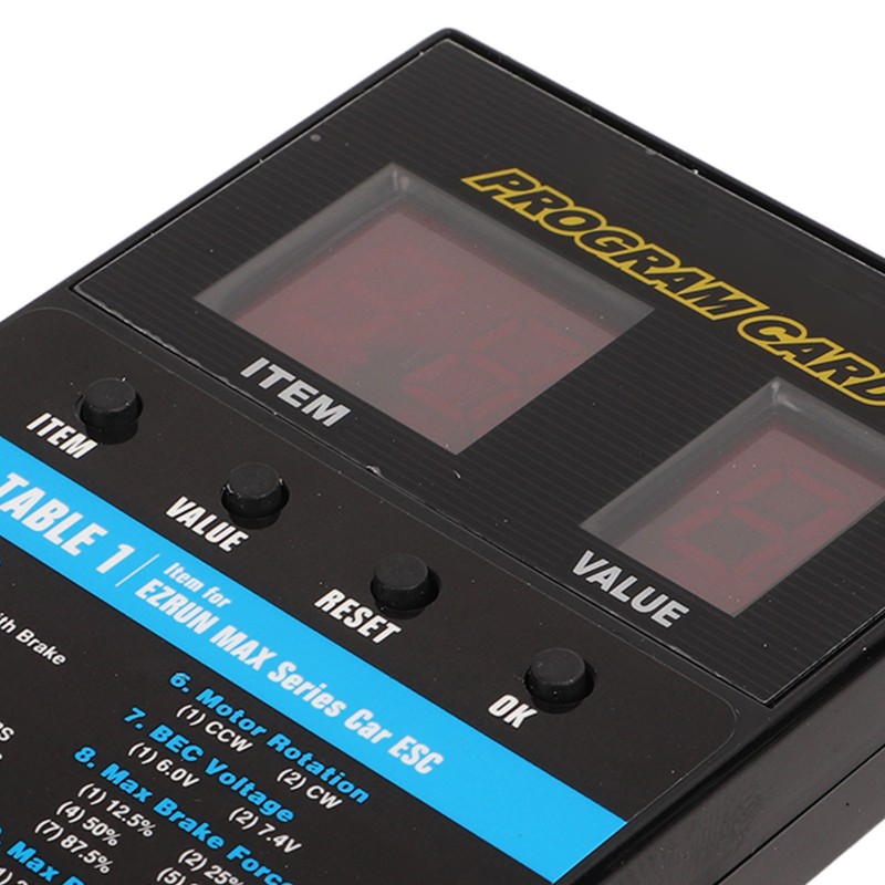 LED Program Card Box Brushless Universal ESC Programming Card for