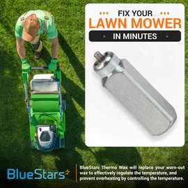 BlueStars 16620-Z8D-305 Thermowax Thermo Wax Assembly - for Honda HRX217 HRR216 GCV160 GCV190 GCV160LA0 GCV190LA Engines