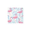Unbekannt Flamingo Garden Motivservietten 33x33cm 20 Stück