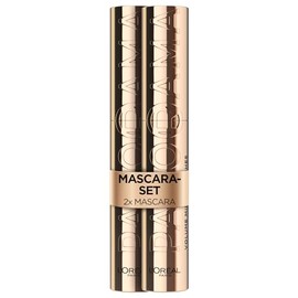 L'Oréal Paris Mascara for Extra Definition and Extra Volume with Panoramic Brush and Panorama Effect, Volume Million Lashes, Black, Twin Pack