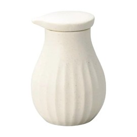 Soy oil that does not fall off the lid white round | Juji [2.3 x 3.5 inches (5.8 x 9 cm) (180cc)]