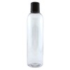 8 fl oz Clear Plastic Bottle with Dispenser Lid (24