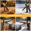 Electric Leaf Blower Cordless, Battery Powered Leaf Blower with 2