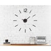 Umbra Blink Clock, Metal, Black, 33.02 x 33.02 x 5.08