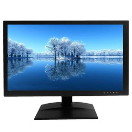101AV 18.5 HD LED Security Monitor HDMI VGA & BNC Input Build in Speaker Wide Screen Audio Video Display Computer PC Monitor for CCTV DVR Home Office Surveillance Optional Mount(3D Comb Filter)