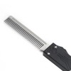 Stainless Steel Spring Comb Hair Beard Folding Pocket Comb Hairdressing