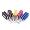 BAKUN Two-Sides Mini Genuine Leather Car Key Chain Holder Wallet