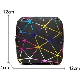 Bolsa De Almacenamiento De Toallas Sanitarias Feme Bolsa de almacenamiento de toallas for tía, servilleta sanitaria for mujer (Color : Pink, Size : 12x12x4cm)