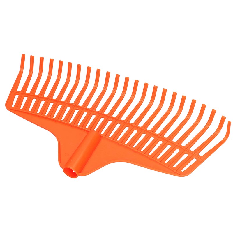 KOTARBAU® Fan broom, 23 teeth made of plastic with aluminium