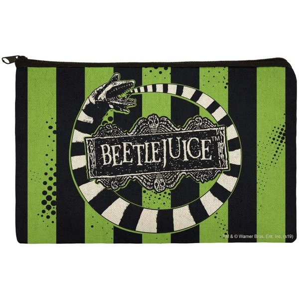 Beetlejuice Beetle Worm Makeup Cosmetic Bag Organizer Pouch