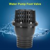 Water Pump Foot Valve Black PVC Low Pressure Flat Check