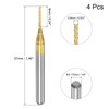 sourcing map End Mill CNC Router Bits, 1/8" 3.175mm Shank