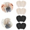 4Pairs Tongue Pads for Shoes, Non Slip Shoe Size Reducer