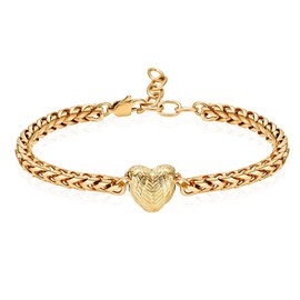 zeqingjw Urn for Ashes Heart Bracelet for Women Stainless Steel Cremation Bangle Jewelry Adjustable Keepsake Memorial Bracelet