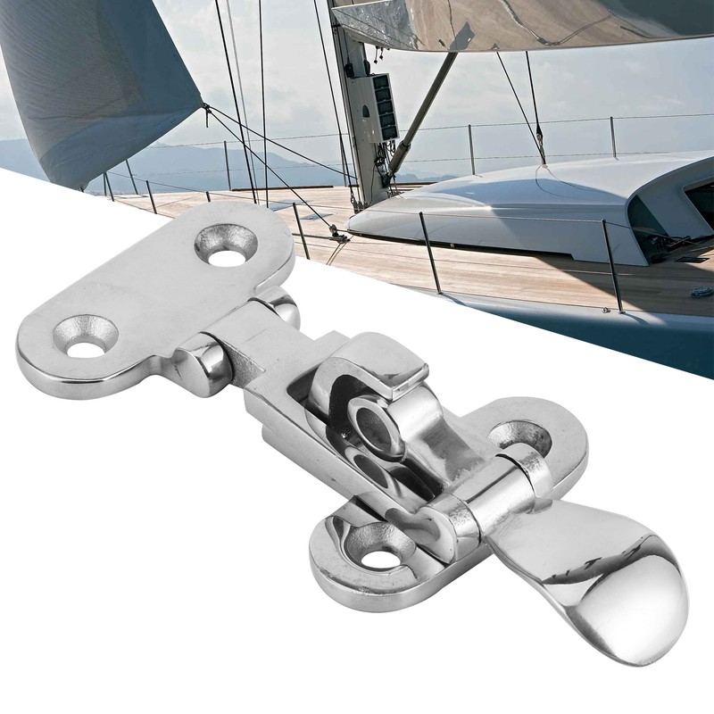 316 Stainless Steel Toggle Clamp Latch Catch Anti Rattle Hasp