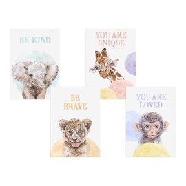 CreativeRobin Safari Animals Poster Set I Nursery & Baby Room Decoration I