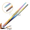 Laja Imports Multi Titanium Rainbow Color Thumb Dressing Forceps Tweezer