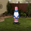 4' Gemmy Airblown Inflatable Patriotic 4th of July Uncle Sam