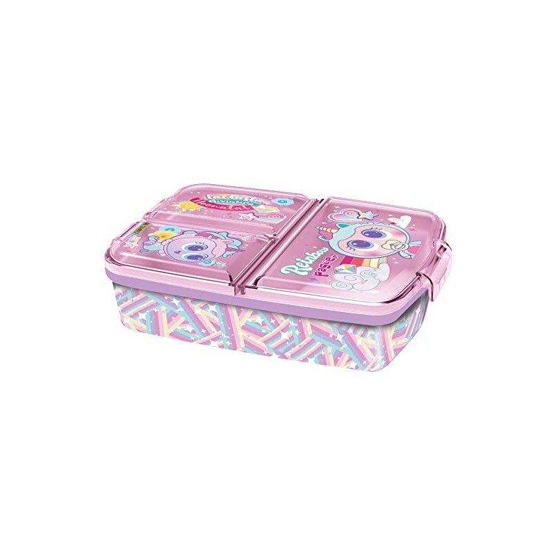 Various Lunch Box for Kids, Sandwich Box with 3 Compartments