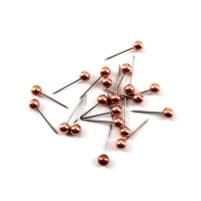 500Pcs Novelty Cute Push Pin World Travel Map Pinboard Round