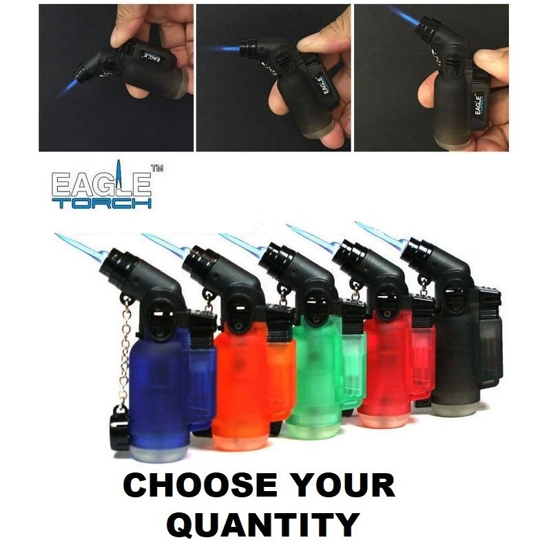 Eagle Jet 45 Degree Angle Flame Torch Lighter Refila Windproof