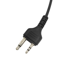 Pdflie GXT1000vp4 2-Prong Earpiece with Boom Mic Ptt VOX 2 Pin Headpiece Ear Piece Kit Two Way Radio Binaural Over The Ear Earmuff Headset for Icom Midland 2-Way Walkie Talkie avph3 gxt gmrs lxt