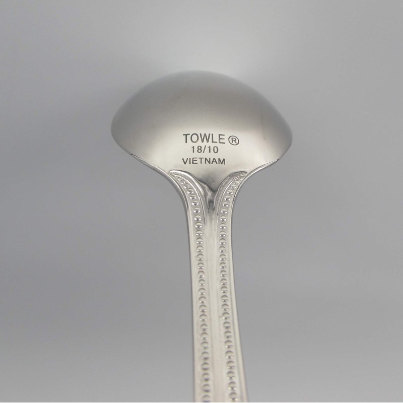 Towle Beaded Antique 18/10 Stainless Steel 6 1/4" Teaspoon (Set