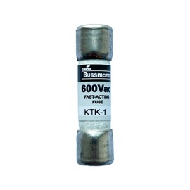 New OEM KTK-1 KTK-1A 600Vac Fast Acting Fuse, Pack of 10