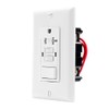 Baomain 2PCS GFCI Outlet with Switch, 20A 125VAC 60Hz, Tamper