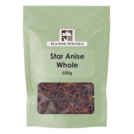 Star Anise Whole 500g by Manor Springs