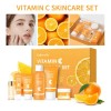 Set De Cuidado Facial Con Vitamina C, Rutina Completa