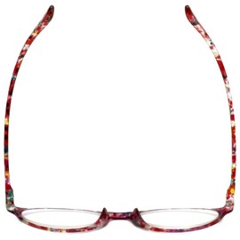 Calabria 719 Flexie Oval Reading Glasses +2.50 Multi Colorful Men/Women Bendable Single Power Readers TR90 Flexible