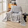 HANDONTIME Grey Armchair Sofa Cushion Covers Boho Sofa Covers Dog