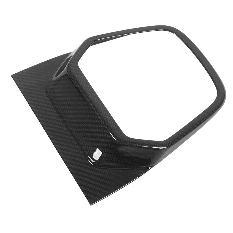 Car Gear Box Cover Trim Carbon Fiber Console Shifter Panel
