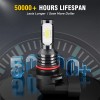 AUIMSOCO 9005 9006 LED Headlight Kit Combo Bulbs 10000K High