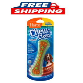 Hartz Chew n Clean Dental Duo Dog Toy, Medium, Nylon, Color May Vary