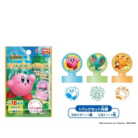 Ensky Kirby Star Stamp Collection, Box Product, 18 Types, Approx. 1.5 x 1.1 x 1.1 inches (39 x 27 x 27 mm), Made of ABS PP