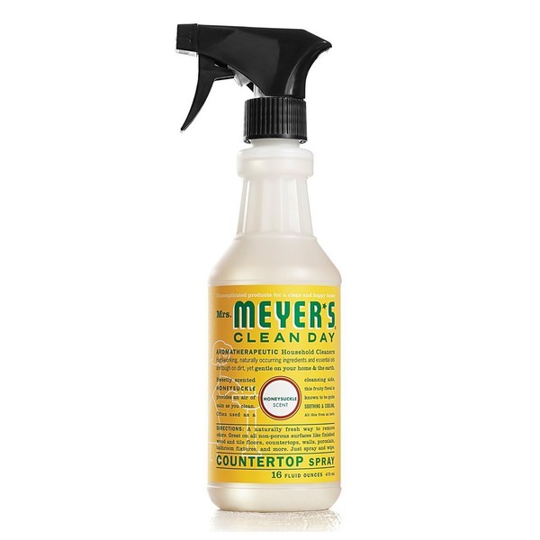 Mrs. Meyer's Multi Surface Spray Cleaner, Honeysuckle Scent, 16 Fluid Ounce