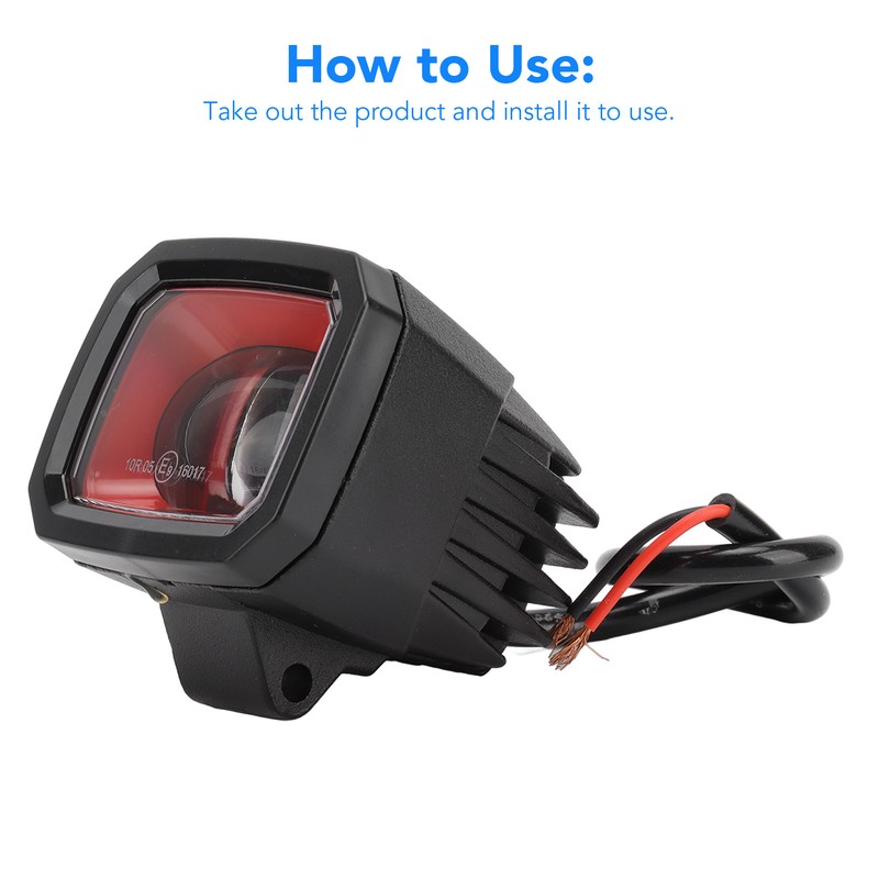 Forklift Safety Light LED Warning Lamp 6000K High Brightness Aluminium