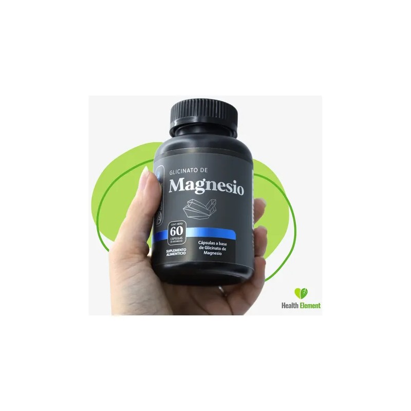 Glicinato De Magnesio Glycinate Magnesium 60 Cápsulas