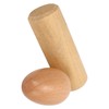 2PCS Wood Egg Shaker Natural Safe Musical Hand Percussion Instrument