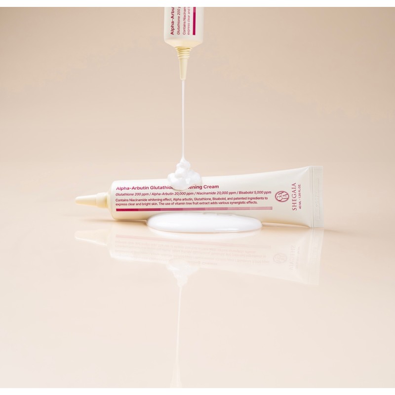 Shegaia Alpha Arbutin Cream Glutathione Whitening Cream / 쉬가이아 알파알부틴크림