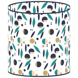 LampPix 10.00 Inch Table Lamp Shade - Natura Gold Canvas Desk Lampshade (Spider Fitting)