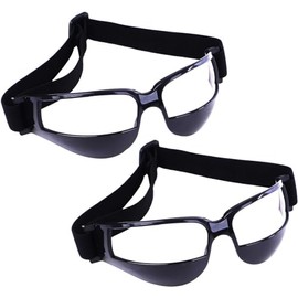ACEmedia Basketball Goggles Sport Dribble Specs Goggles Black Sports Goggles Dribbling Specs Basketball Training Aid for Teenagers Kids Gifts (2 Pieces)