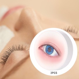 Milageto 3x Lash Sponges for Practice Lash Training Sponge Accessories, Cosmetic Makeup Sponge, Eye Shaped Sponge for Starters, blue