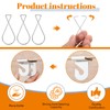 Vicenpal 30 Pcs Drop Ceiling Hooks Bulk for Classrooms Hanging