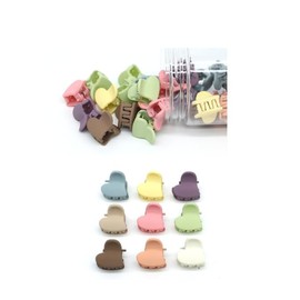 Feilguee 50 PCS Mini Loving Heart Hairpinis Hair Claw Clips Cute Clips Baby Hair Clip for Thin Hair Toddler Hair Accessories for Women And Girls